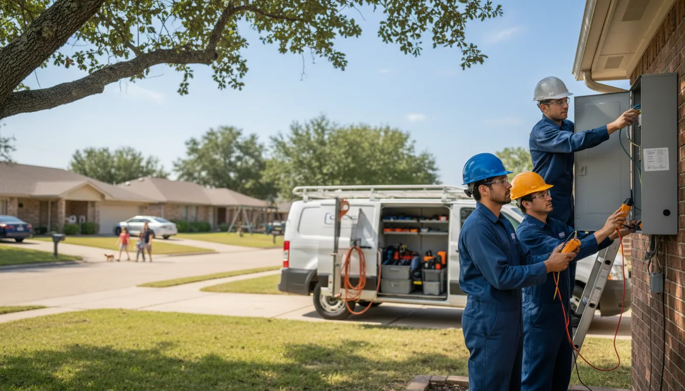 Certified electrician providing emergency electrical services in Miller City, IL